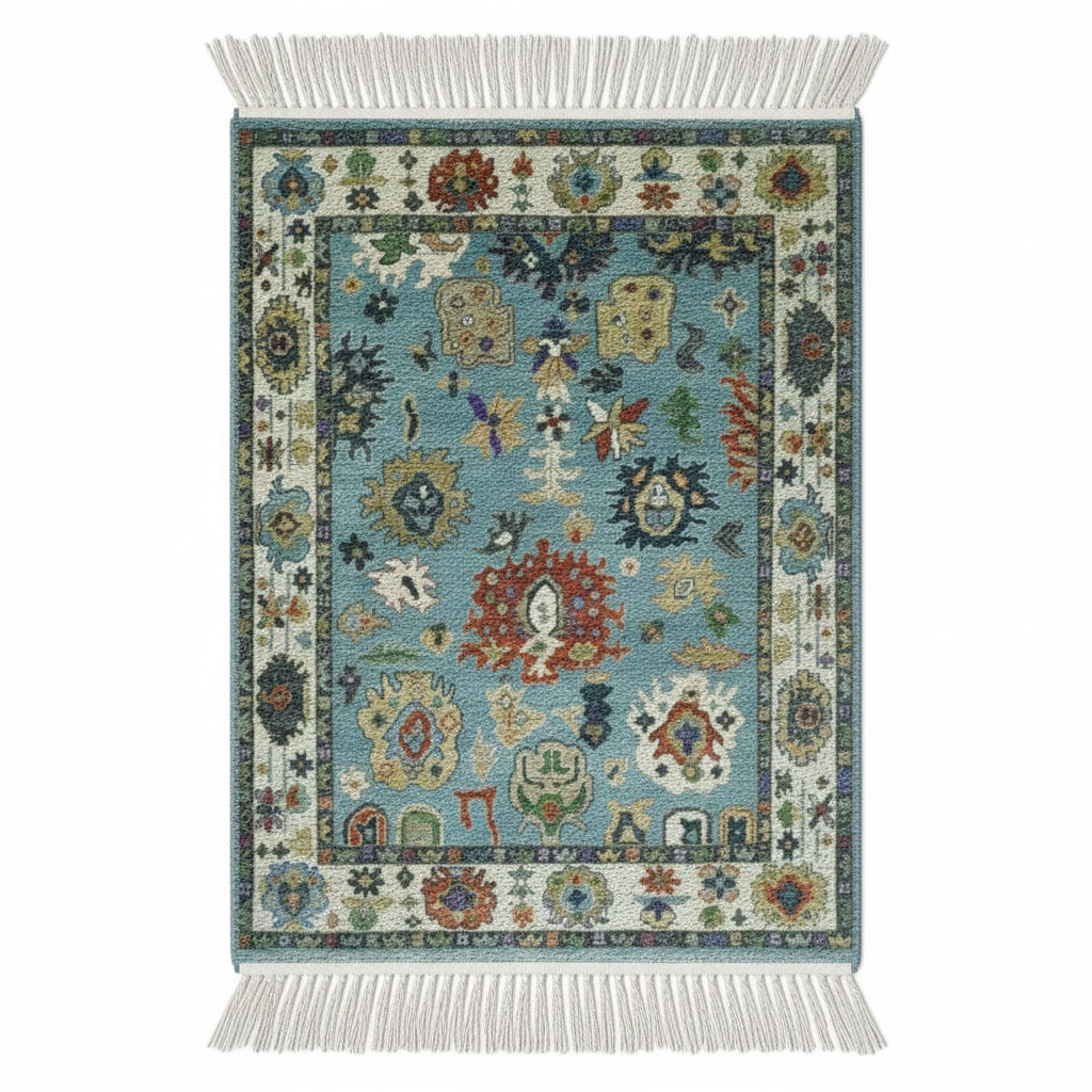 VELENARA - Hand Knotted Oushak Carpet
